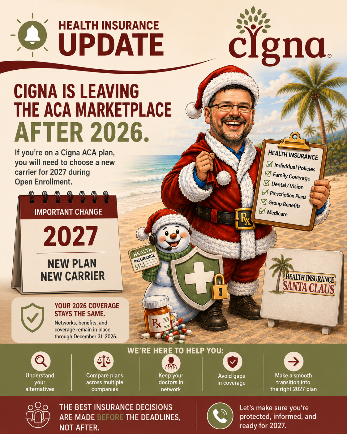 Cigna Leaving the Marketplace After 2026: What Florida Residents Need to Know